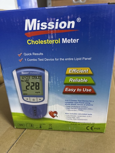 CHOLESTEROL METER-MISSION